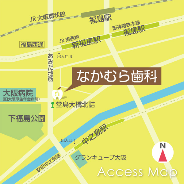 アクセスマップ　地図